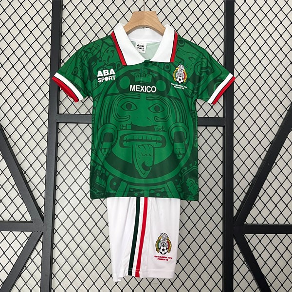 Camiseta México Replica Primera Ropa Retro Niño 1998